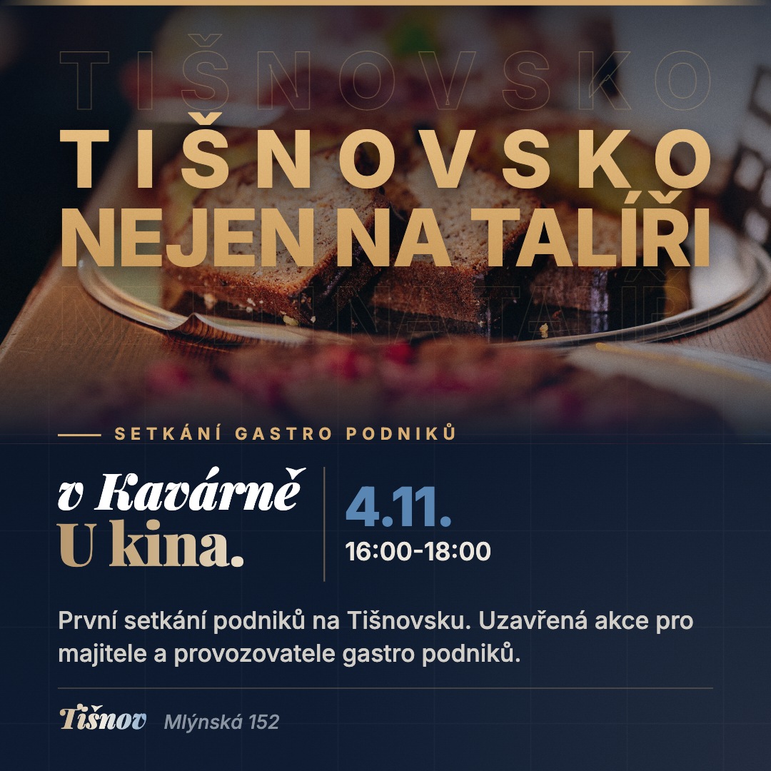 Plakát akce Tišnovsko nejen na talíři